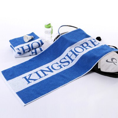 

Gold towel home textile cotton sports towel running sweat big towel single fitness towel blue 160g 120 25cm