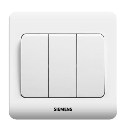 

Siemens (SIEMENS) 5TA02361CC1 три открытых разъема дистанционного управления с двойным управлением (элегантный белый)