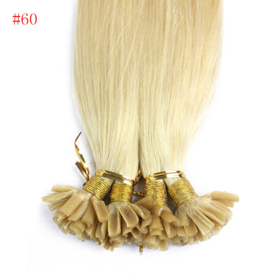 

Iwona 100 Brazilian Virgin Remy Hair Straight Nail Tip 1gs 100g Blonde Human Hair