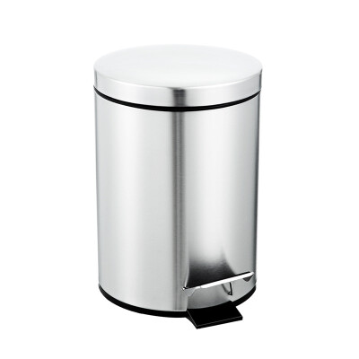 

Ou Runzhe trash cans 8L stainless steel sanding household kitchen pedal waste paper storage box