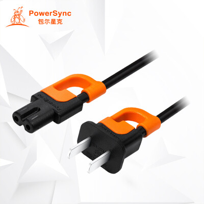 

(PowerSync) MPCBSW0005 anti-swing eight-character power line for notebook cable audio charging line digital appliances 0.5 meters