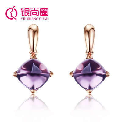 

Silver Shanglu Amethyst Earrings Female Silver Jewelry Jewelery Earrings Gift Earrings Female