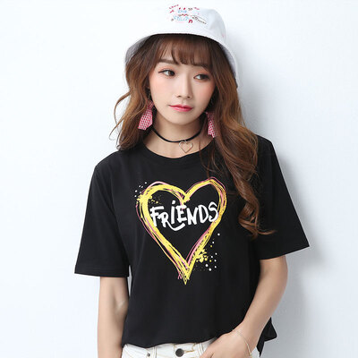 

City Plus CITYPLUS Arts Fan Fashion Print Round Collar Shirt Trousers Trousers Trousers T-Shirt CWTD174159 White