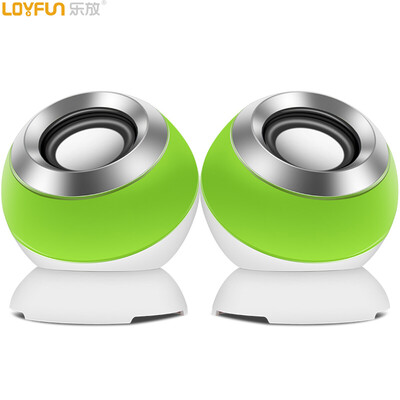 

LOYFUN LF-835 Mini Speaker Phone Subwoofer Desktop Notebook Sound Green