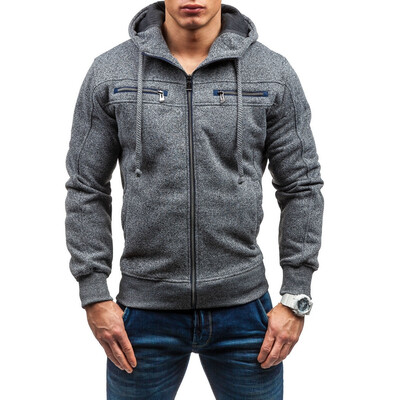 

New Men Fashion Cardigan Hoodies Hooded Sweater