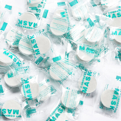 

40000 KM 50PCS Non-woven Disposable Home Cosmetic Make Up Beauty DIY Facial Compressed Masque Mask Paper Face Skin Care
