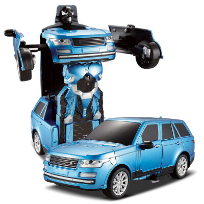 

Jia Qi (JIAQI) TT651 Land Rover car robot (blue) intelligent remote control a key deformation supermodel Pioneer model toy