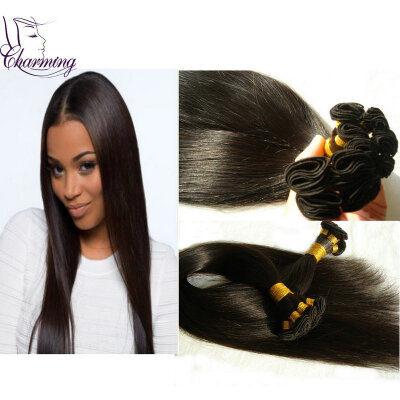 

Charming Hair Brazilian Straight Hand Tied Weft Virgin Hair Unprocessed Human Hair Hand Tied Hair Extensions