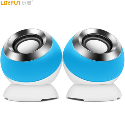 

Le LOYFUN LF-835 Мини-аудиофонный сабвуфер Настольный ноутбук (синий)