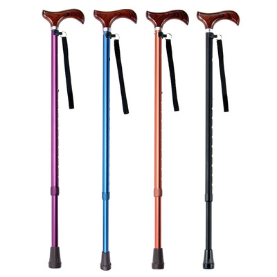 

Japan for a long time elderly retractable walking stick skid walking aids OT-004 brown