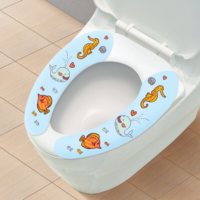 

Shengyi still paste the toilet seat toilet seat toilet underwater world blue