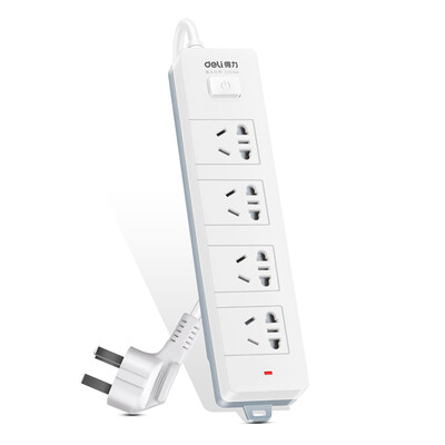 

Эффективный (дели) 18220 USB смарт-зарядка (5V2.1A) 2 1,8 м битового шаблон отверстий Мастера управление переключателем гнездо / штекер строка / патч-панель