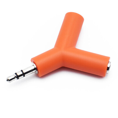 

MyMei Earphone Pro 3.5mm Stereo Audio Jack Male Headphone 2 Way Y-Splitter Adapter