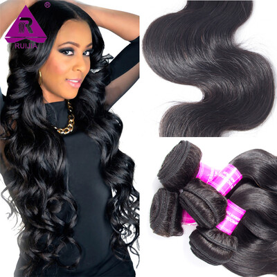 

8A Indian Virgin Hair Body Wave 3 Bundles Raw Indian Hair Body Wave 8"-28" Remy Virgin Indian Hair Wet And Wavy Human Hair Bundles