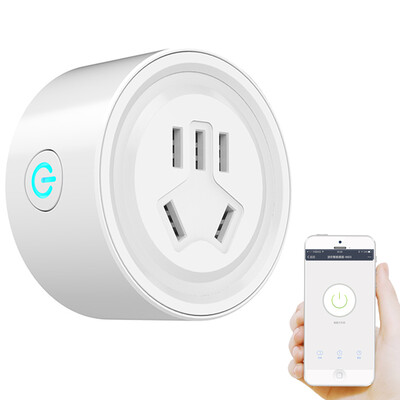 

Ган молись (Gangqi) JH-G01 интеллектуальной бытовой техники WiFi смарт гнездо переключатель гнездо дистанционного управление задержкой синхронизация не повредит зарядки аккумулятора защиты
