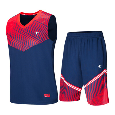 

Jordan Men's Knitted Basketball Set Basketball Suit Set XNT2372119 Eclipse Blue L