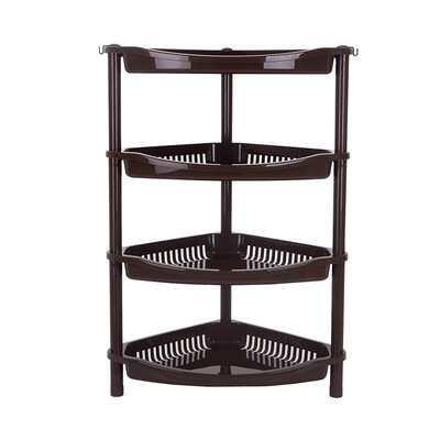 

Citylong plastic storage rack kitchen bathroom racks multi-purpose storage rack chocolate color 7116