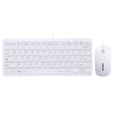

Воск (YISHE) YS - MK120W Ультра тонкий портативный шоколадный клавиатура USB-кабель с клавиатурой Белый