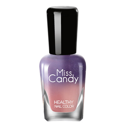 

Miss Candy Health refers to color can be stripped nail polish lasting gradient light variable temperature change light temperature change bean paste purple iris M48