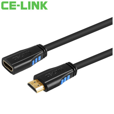 

CE-LINK HDMI20 HD extension cable 15 m male connector cable support 4K 2K computer HDTV monitor projector line extension cord black 2896