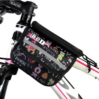 

SOS Sosport bike riding bag on the tube bag touch screen mobile phone bag color L code