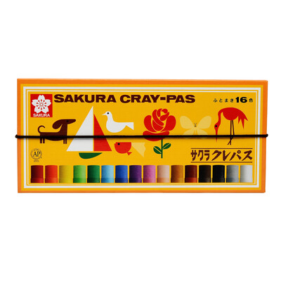 

Sakura SQura LP16R 16-цветный малярный костюм (толстый) Японские студенты с искусственным мягким карандашом [Японский импорт]