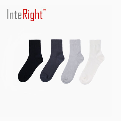 

INTERIGHT men&39s solid color in the tube four pairs of gift box loaded three-color