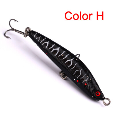 

Soft Lead Bait Soft Fishing Lures 7.5cm-2.95"/18.7g-0.66oz 8# High Carbon Fish Hook 10 Color Silicon Wobblers Fishing Tackle