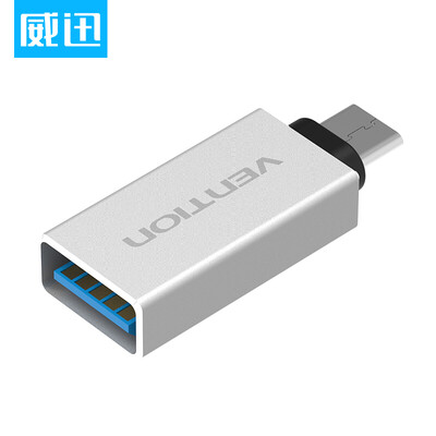 

Weining (VENTION) USB3.1 type-c otg адаптер для usb материнская плата для передачи данных просо 4C мобильный телефон U диск кабель белый VAS-S12