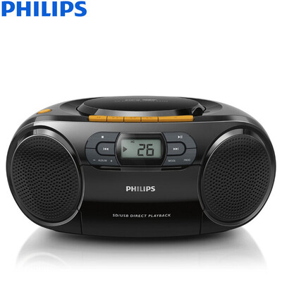 

Philips (PHILIPS) AZ329 / 93 CD проигрыватель ленточный автомат ленточный автомат машина для обучения машина обучающая машина радиоприемник обучающая машина USB-плеер портативный аудио