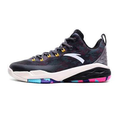 

ANTA мужская обувь 11721306 амортизирующая одежда баскетбольные ботинки Ling полюс технологии NBA серии баскетбольная обувь замок серый / черный -1 9 (мужчина 42,5)