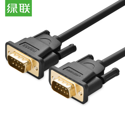 

Green (UGREEN) DB9 serial male extension cable RS232 straight 9-pin serial port for digital machine / PDA / bar code and other equipment 3 meters 20147