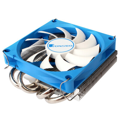 

Multi-platform 4 heat pipe blow CPU cooler PWM intelligent temperature control 9CM fan with silicone grease