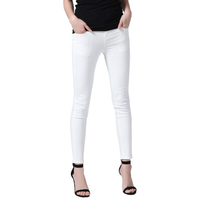 

Pierre cardin 2E6597 female 2016 summer new fashion Slim jeans white 30 yards