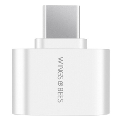 

USB 2.0 Самка пчелиного крыло трансфицировали TYPE-C Android адаптер линии передачи данных телефон адаптер ридер OTG U диск кабель элегантный белый
