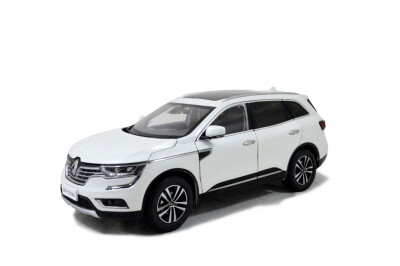 

Paudi 1:18 масштаб RENAULT KOLEOS koleos 2016 Белая литьевая модель автомобиля Diecast