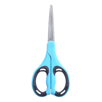 

National reputation (KOKUYO) -P210NB air stretch scissors blue wide handle seamless type