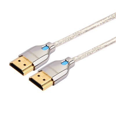 

Philips (PHILIPS) SWV7121W / 93 HDMI2.0 тонкая линия портативная 4-каратная линия высокого разрешения 1,8 м поддержка 3D, оловянный медный материал, позолоченный разъем