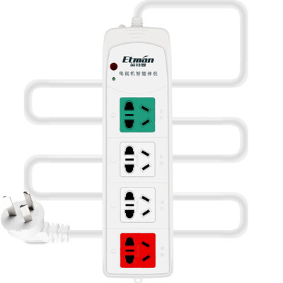 

Intelman ETMAN TV intelligent companion intelligent remote control socket row of lightning protection wiring board plugs plugs plugs infrared remote control socket