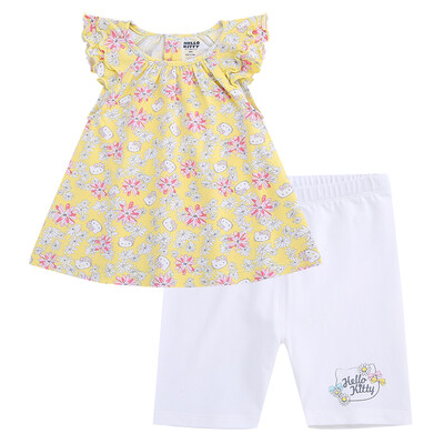 

Hello Kitty Kids Girl Knit Vest Set KA722CA17YM280 Yellow Bottom Flower 80