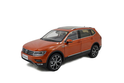

1:18 Масштаб VW Volkswagen Новый Tiguan L 2017 Оранжевый Diecast модель автомобиля