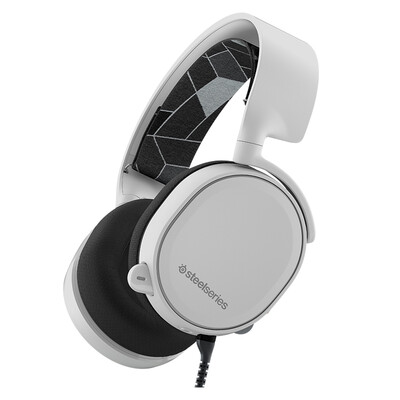 

Sushi (SteelSeries) Arctis Ice 3 7.1 Surround Sound Профессиональный микрофон для очков Профессиональная игровая гарнитура для гарнитуры белого цвета