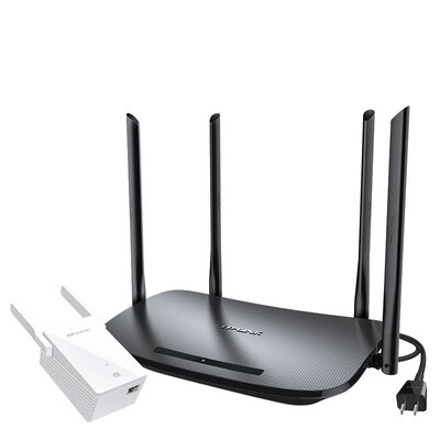 

TP-LINK R100 set of the whole family by wifi coverage worry-free large area coverage 100M bandwidth large