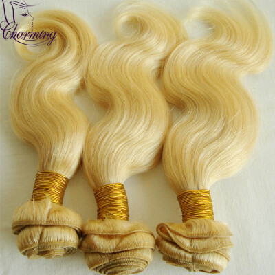 

613 Blonde Virgin Human Hair 8A Brazilian Virgin Hair Body Wave Human Hair Weaves 613 Blonde Body Wave Brazilian Hair Bundles