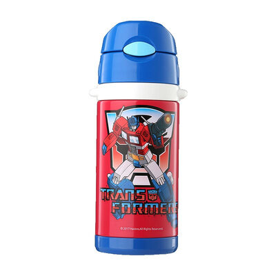 

THERMOS Minster [Transformers commemorative paragraph] cold insulation Cup 350ml high vacuum stainless steel ultra-light Transformers series Cup JNL-351transformers Optimus Prime
