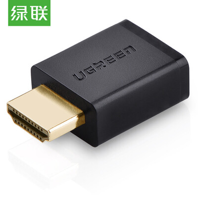 

Зеленый (UGREEN) Переходник кабеля HDMI Переходник HDMI к гнезду разъема 1.4 версия разъема дисплея / компьютера / ТВ HD черный 20135