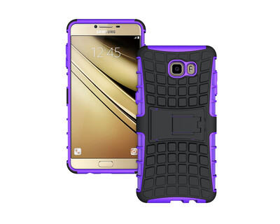 

Samsung C9 Case Gangxun Heavy Duty Armor Dual Layer Rugged Hybrid Hard Shockproof Case with Kickstand for Samsung C9 Cover purple