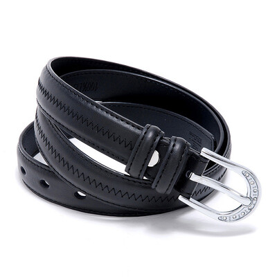 

Svale ladies belt leather fashion wild diamond needle buckle belt 058820331R red