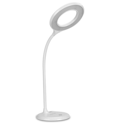 

Jingdong Supermarket Guan Ya LED table lamp touch stepless dimming ring luminous bedroom study room dormitory leisure reading desk lamp LA-E558 white