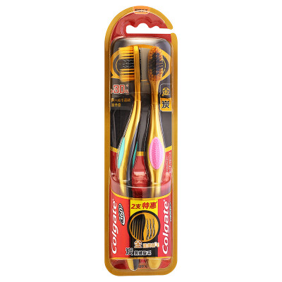 

Colgate 360 ​​° carbon gold toothbrush × 2 color may vary